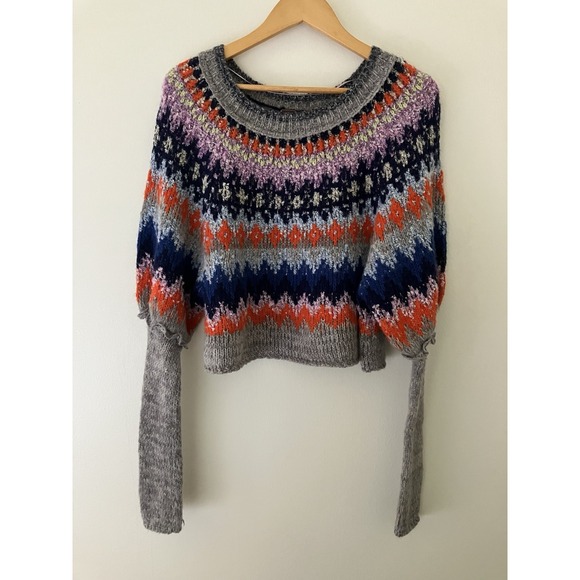 Free People Sweaters - Free People Home For The Holidays Sweater Women's Sz Medium